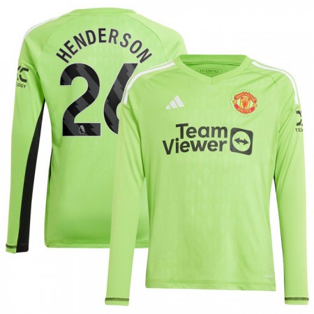 Maglia Manchester United Henderson 26 Portiere Prima Divisa 2023-24 ML